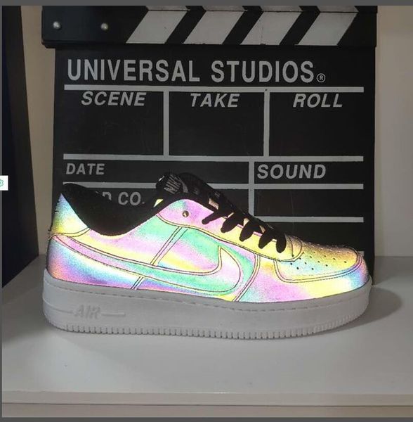 

2019 сил Мужчины Женщины Низкие Cut one 1 обувь Белые черные ботинки Dunk для скейтбордин