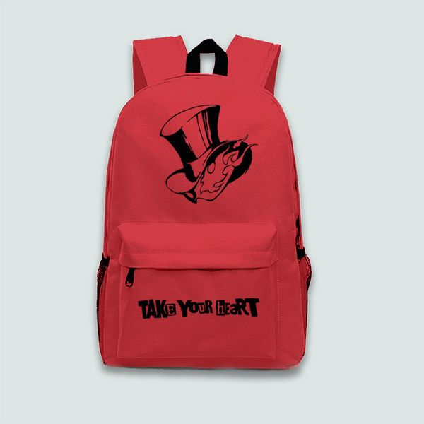 

new persona 5 cosplay backpack take your heart cartoon bag anime canvas schoolbag