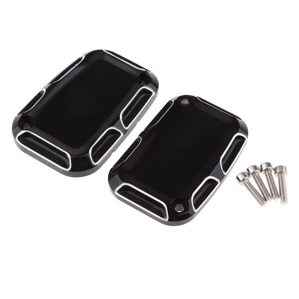 

2pcs главный тормозной цилиндр обложка для harley touring electra glide