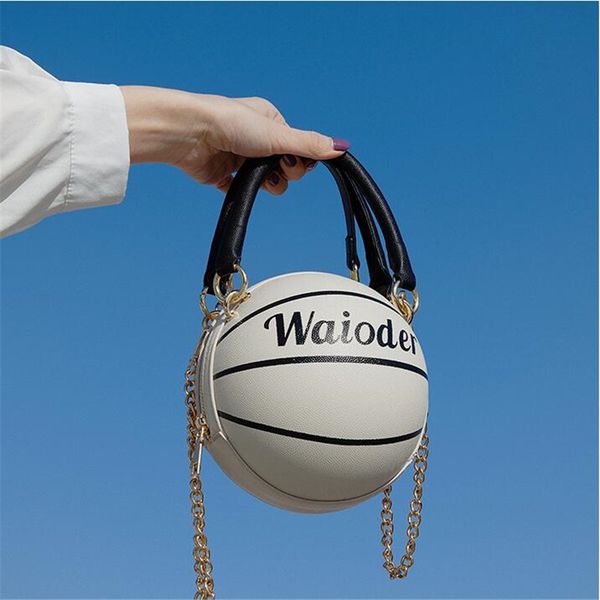 

women handbags luxury basketball 2020 ladies pu leather handbag messenger new shoulder bags korean style tassel totes bags female v191116 #1