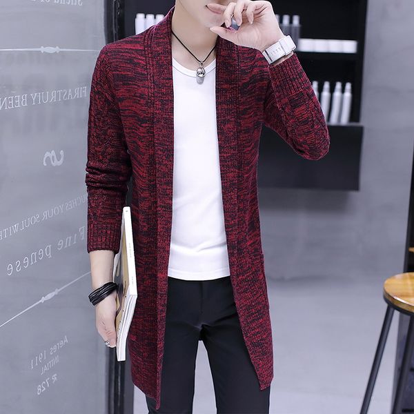 

cardigan men casual knitted cotton wool sweater men clothes 2020 autumn new mens sweaters and cardigans coat, White;black