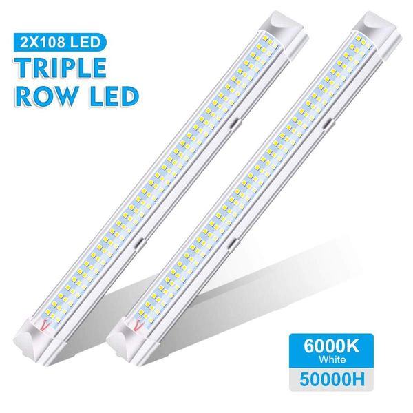 Interior Lights 12v Led Strip Lights 108 Leds Bar Lamp Universal Lighting Dc12v 4 5w For Car Camper Van Bus Caravan Kitchen Intelligent House Smart