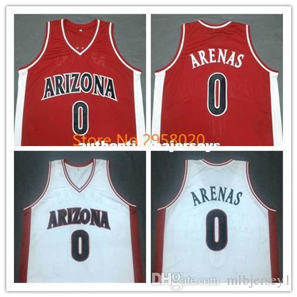 

custom #0 gilbert arenas #20 amar'e stoudemire arizona wildcats college basketball jersey custom any name and number, Black;blue