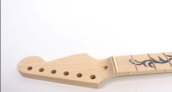

maple guitar neck for strat electric guitar 22 fret vine inlay guitar parts