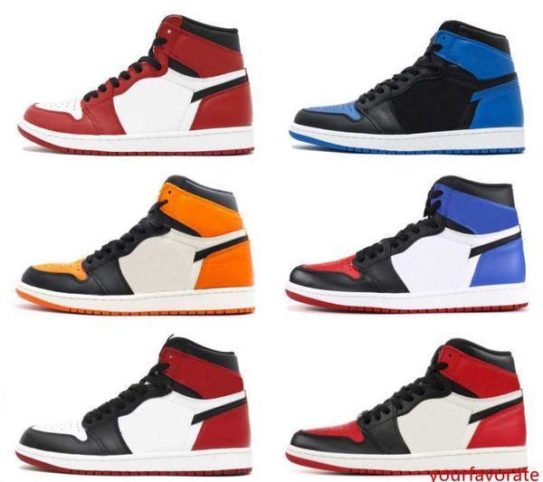 

factory version 1 basketball shoes 3 chicago black bred toe royal blue mens trainers new genuine leather sneakers with