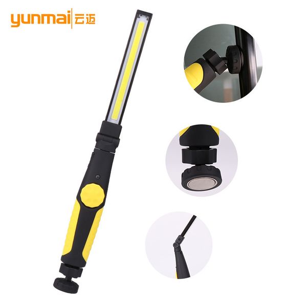 

cross border new pattern electrodeless dimming cob work lamp usb charge overhaul lamp 360Â° adjust led work lamp