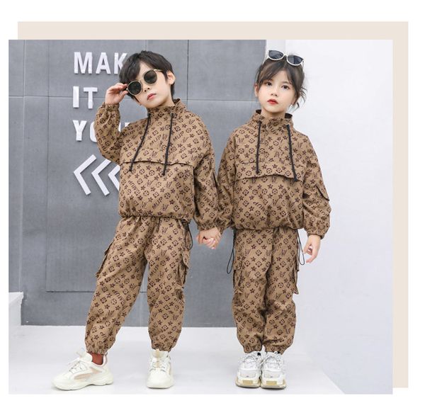 

дети полный письмо печати комплект одежды с длинным рукавом толстовки толстовка + брюки брюки 2 шт наряды роскошный дизайн мальчики девочки, White
