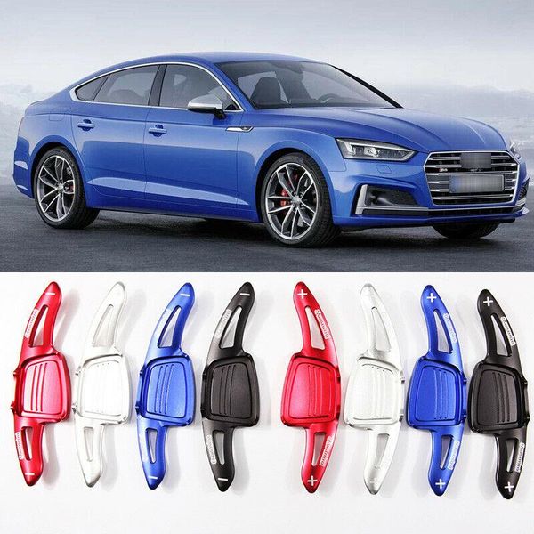 

2pcs aluminum steering wheel shift paddles shifter extension for audi s5 2017-18