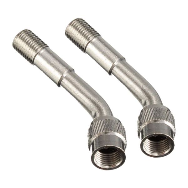

2pcs tyre valve extension adaptor motorcycle car tire stem extender 135 degree