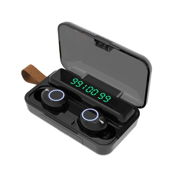 

f9-30 tws wireless bluetooth 5.0 earphone 9d hifi stereo sport waterproof wireless headphones touch mini earbuds headset with 2000mah f9-10