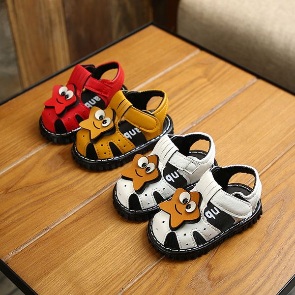 

2020 summer classic fashion children shoes toddler girls sandals kids girls pu leather sandals baby shoes first walkers, Black;red