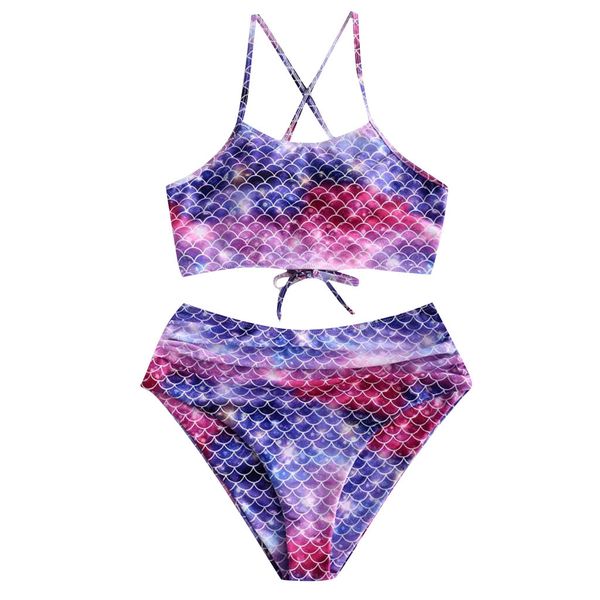 

muqgew women's swimsuits print push-up padded bra beach bikini set one piece swimsuit beachwear bikini swimwear, White;black