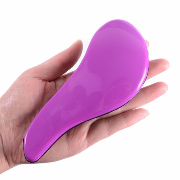 

magic handle tangle detangling comb shower hair brush detangler salon styling tamer exquite cute useful tool hairbrush dhl free, Silver