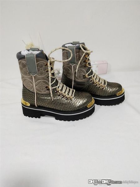 

rare no.2louivuitt 20newoutland outland ankle boot in monogram glazed canvas boots sneakers with original box