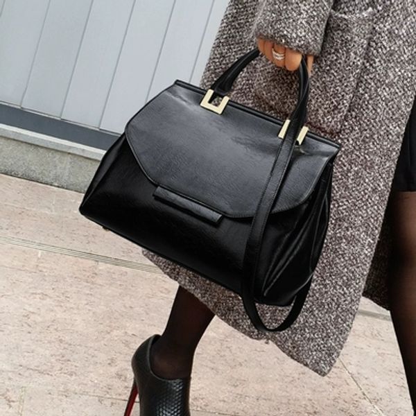 

vintage female bags fashion tote bag leather handbags big size casual clutch shoulder crossbody bag casual