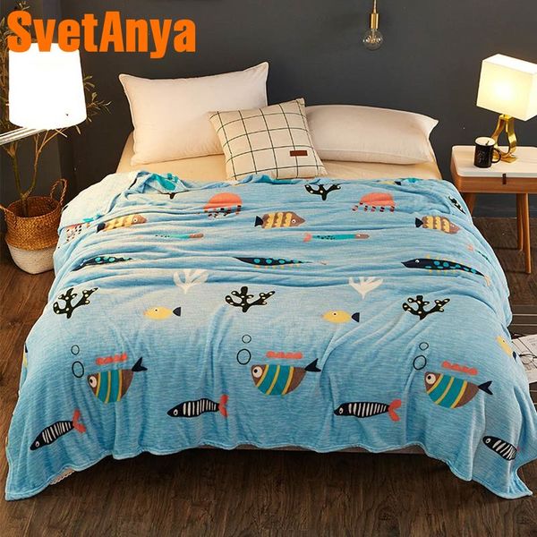 

svetanya 120x200cm одеяло фланель флис