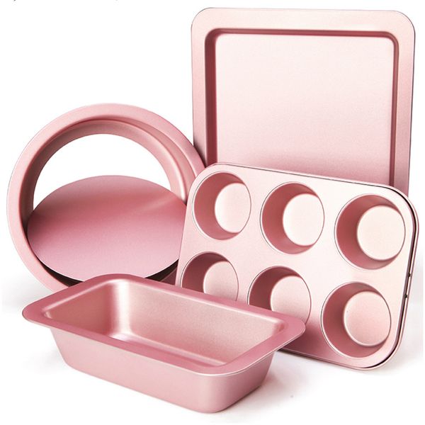 

kitchen baking tool set oven tool cake mould baking set 24 sets of rose gold