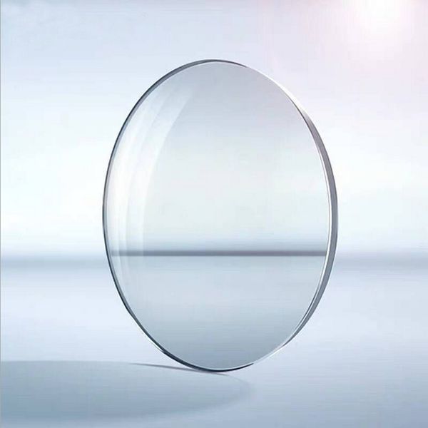 

2pcs ultra thin single vision aspheric prescription mr-8 special lens for rimless frames myopia presbyopia hard uv glasses