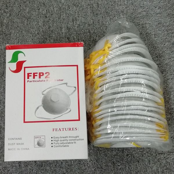 

В Наличии! AIYI Маска FFP2 с клапаном респиратор N95 защита дыхания маски KN95 анти-сумерках защитные маски 20pcs=1уп