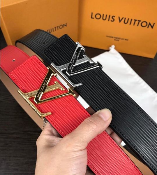 

2019 new luxury belts, four-color tiger-head clasp design, luxury fashion casual belts, men's and women's leather belts, deli, Black;brown
