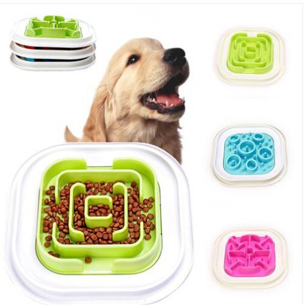 

2019 wholesales slow feeder bowl dog pet anti-gulping feed bowl healthy food feeder dish