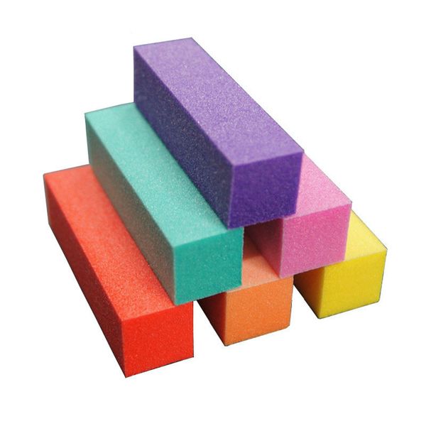

form nail buffers file for uv gel white nail file buffer block polish pedicure sanding nail art tool