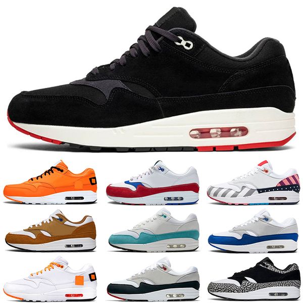 

2019 running shoes 87 men women 1 puerto rico parra bred white university blue anniversary royal 87s designer mens trainers sports sneakers