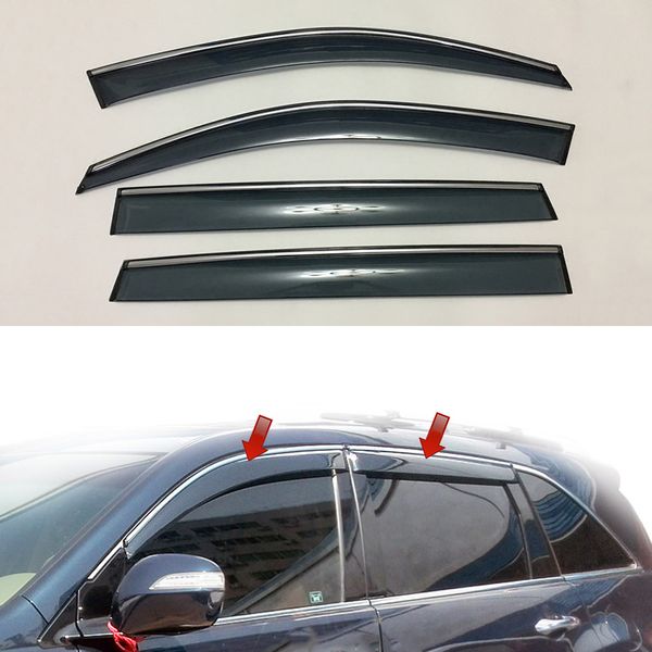 

for acura mdx yd2 2007 2008 2009 2010 2011 2012 2013 window sun rain visors vent shade deflector guard weather shield 4pcs