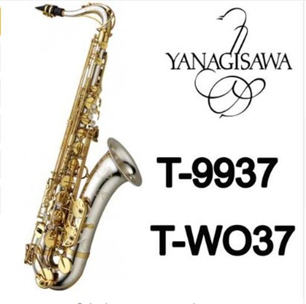 

musical instruments yanagisawa t-wo37 tenor saxophone bb tone nickel silver plated tube gold key sax with case mouthpiece gloves