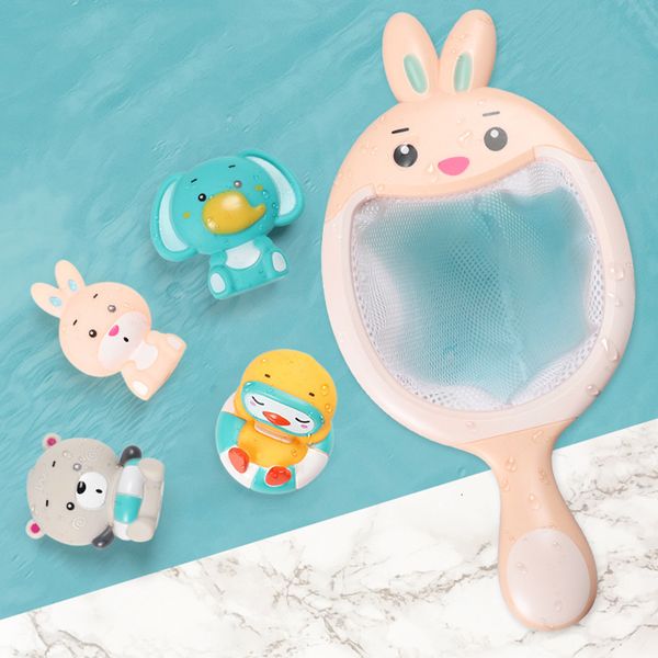 

toys 5pcs giraffe net bath baby water spray bathroom children toy animals soft rubber bathroom bath toys for boys girls
