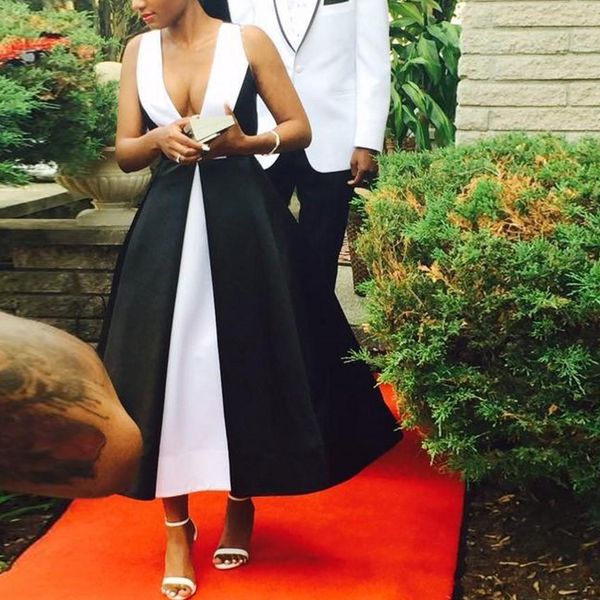 

abiye gece elbisesi formal dress long evening dresses white and black 2018 sheer neck abendkleider evening gowns elegant, White;black