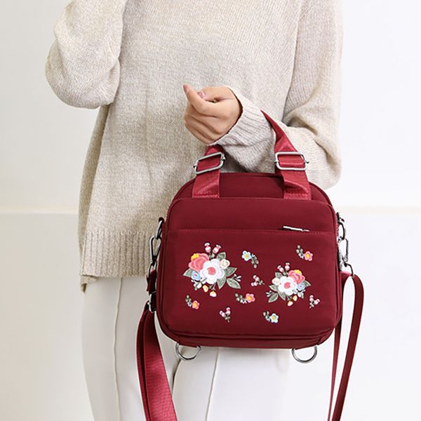 

baby diaper bags backpack mummy handbag embroidery tote waterproof newborn chinese style multifunction bxy094