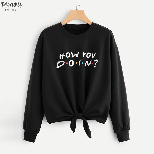

women sweatshirt autumn winter long sleeve letter printing short pullover cotton crop cool streetwear ladies sports mujer 819, White