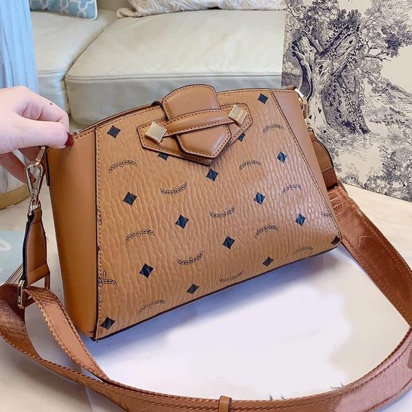 

large capacity package crossbody bag purses wallet tote bag fashion postman bag zipper women handbags new style m letter wide shoulder belt