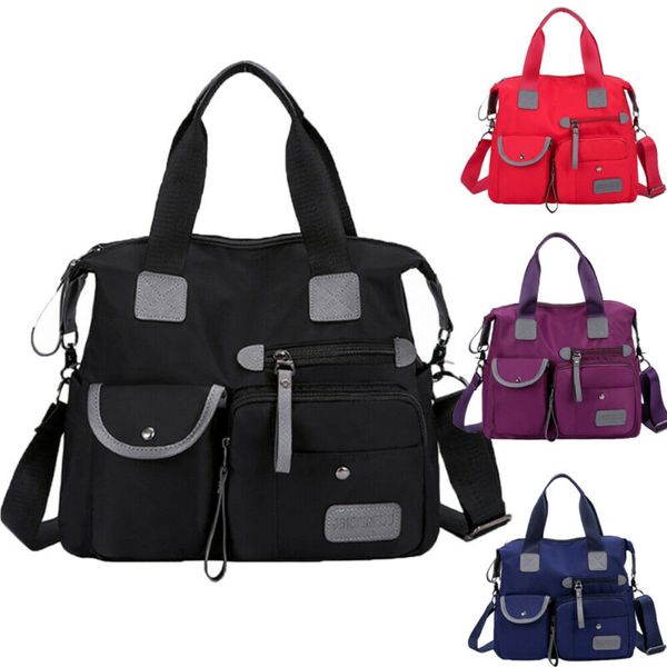 

2019 women large capacity nylon shoulder bags messenger waterproof crossbody bags tote girls travel handbags