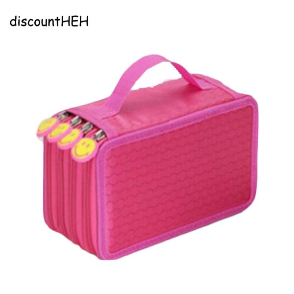

cute cartoon pencil oxford cloth boys and girls brush box 72 holes sketch pencil case gifts for children 6 colors 20*12.5*8.3cm