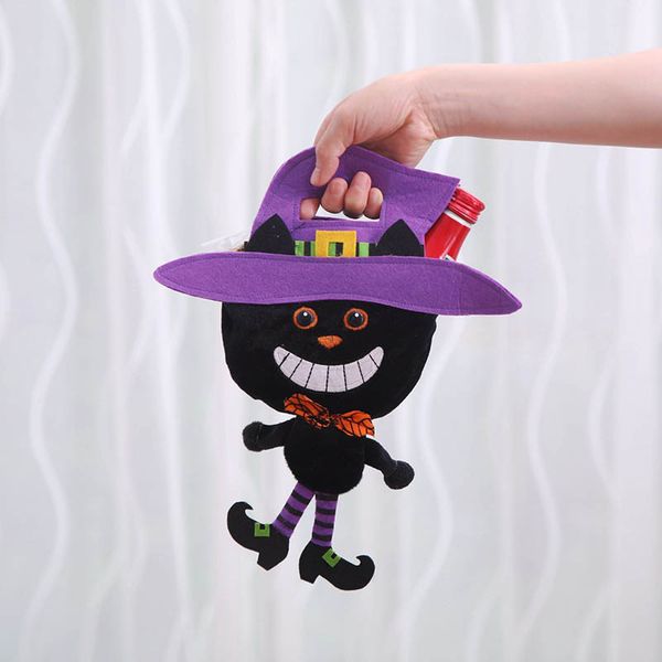 

halloween handbag witch pumpkin bags hallowmas sacks gift bags cat corpse candy bag tricks or halloween party favor