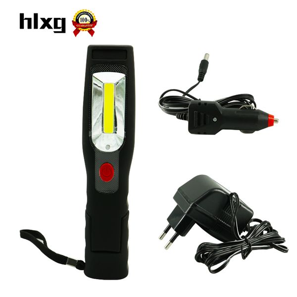 

rechargeable 3w cob 12v led camping lamp inspection magnetic torch handle work light car emergency camp car light led