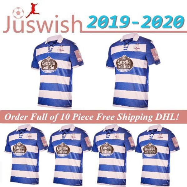 

19 20 deportivo la coruna soccer jerseys camisetas de fÃºtbol rober pier exposito juanfran diego rolan cartabia 2019 2020 football shirts, Black;yellow