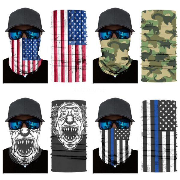

0gc9y mask magic headskull scarf bandana mask masks head neck scarves windproof sport face cycling with filter designer outdoorflag#493, Blue;black