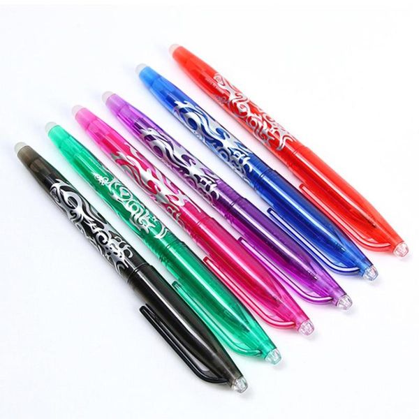 

7pcs 7colors for choose 0.5mm kawaii pilot erasable magic supplies school office pen pen writing student stationery gel n3o1