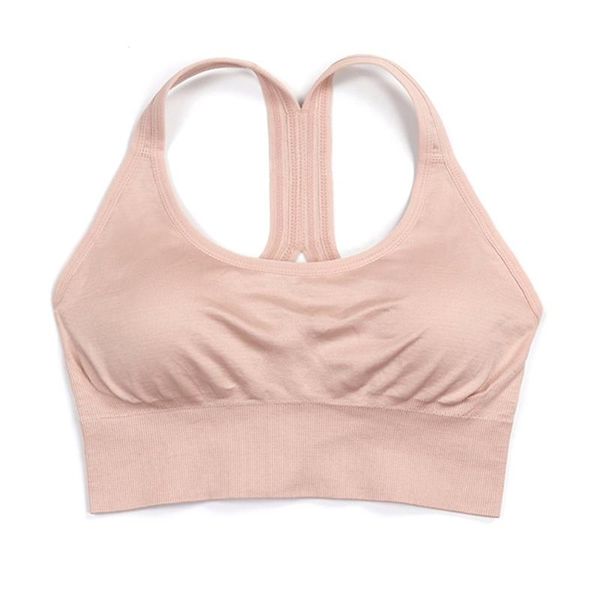 

seamless vest gathered fitness sports bra shockproof sports underwear female running fitness vest beautiful back yoga bra, White;black