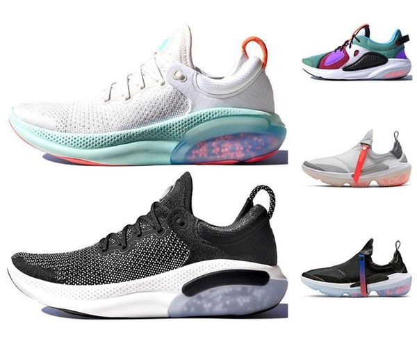 

2020 new arrival joyride run men running shoes oreo platinum tint racer blue sunset pink mens trainer breathable sports sneakers size 40-45, Black