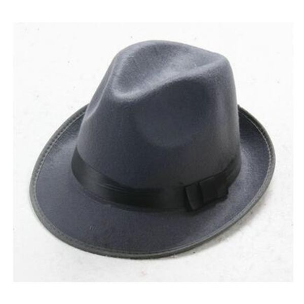 2019 Nuovo cappello unisex in lana imitazione jazz fedora feltro cappello autunno inverno cappello caldo chiesa Panama sombrero