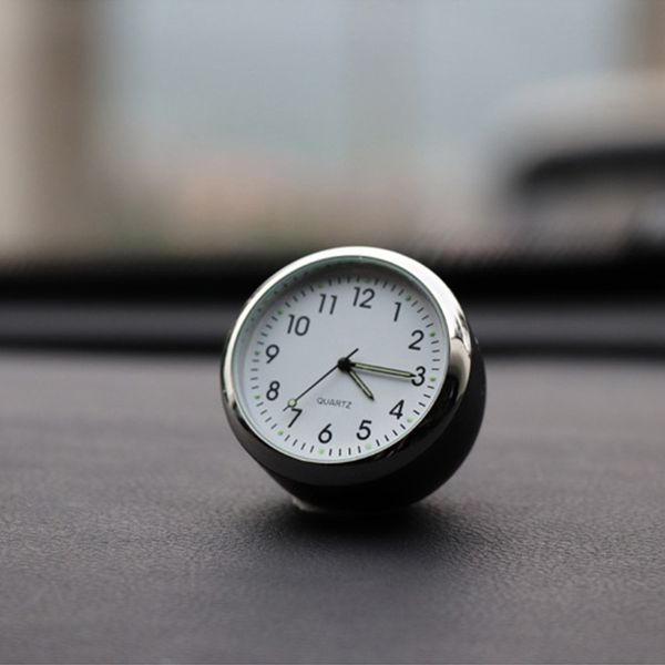 

mini car clock electronic watch decoration car interior clock quartz watch portable ornament dashboard pendant auto accessories