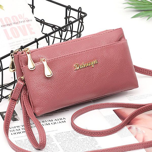 

small female messenger bag new soft bag lady one shoulder woman bags vintage his genuine leather designer women handbags tote brown purses