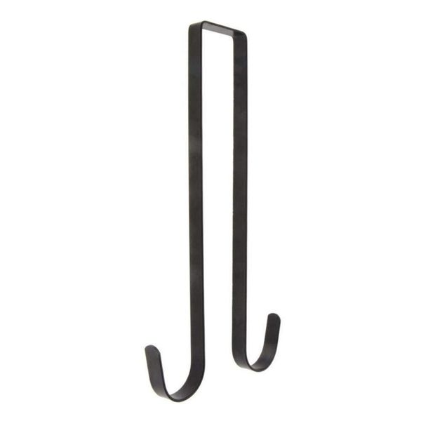

stainless steel household double hook christmas wreath door hook decoration storage festive party supplies