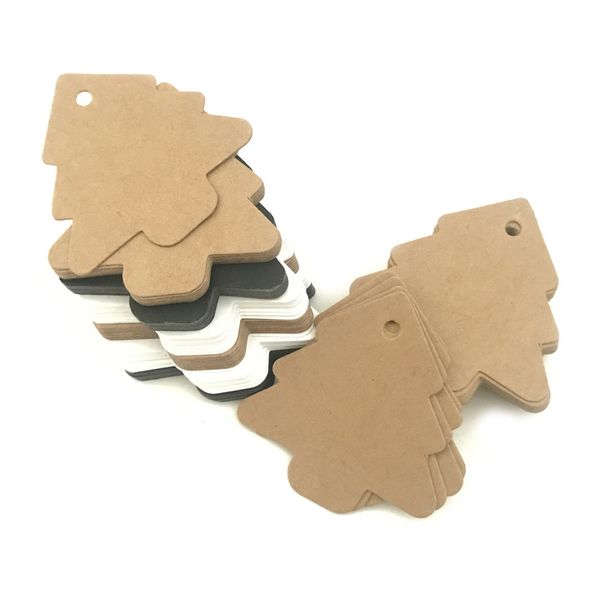 

navidad 2019 christmas decorations for home kraft paper tags diy craft unique gift tag card christmas tree decorations 50pcs,q
