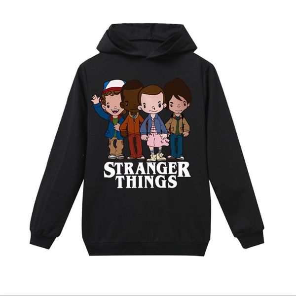 

хип-хоп детская толстовка девушки с капюшоном нового письма печати с длинными рукавами рубашки мальчика хлопка kanye дизайнером спортивной м, Black