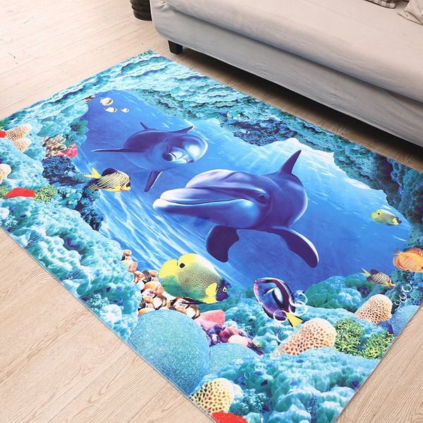

3d luxury ковер optical illusion невыдвижным комната гостиная напольный коврик 3d печать спальня прикроватный гостиная журнальный столик ков